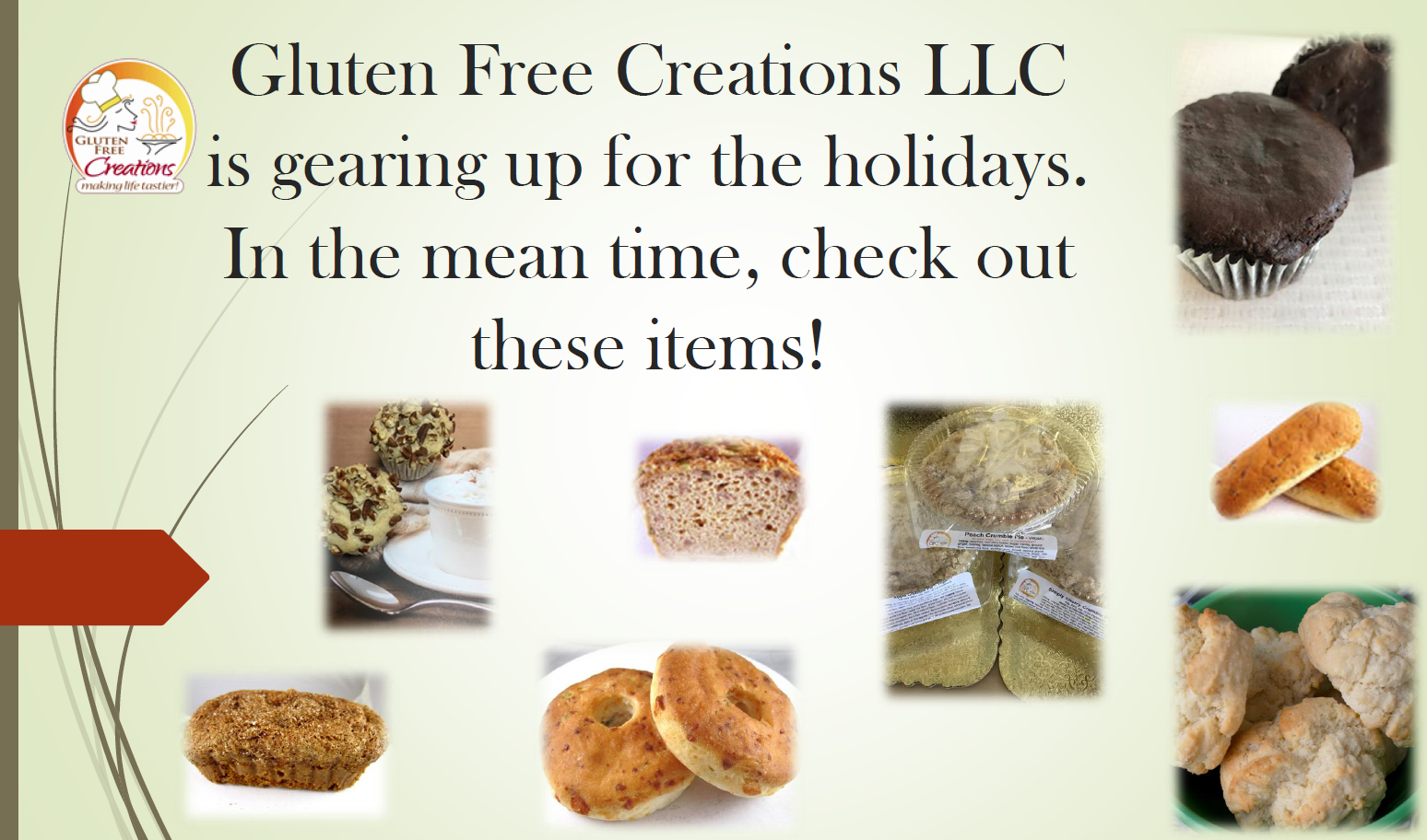 Gluten free creations bakery holidays occasions